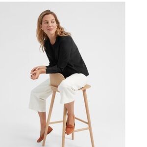 EVERLANE SILK LONG-SLEEVE BLOUSE